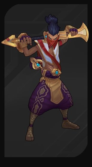 《LOL》時(shí)之砂 艾克炫彩皮膚