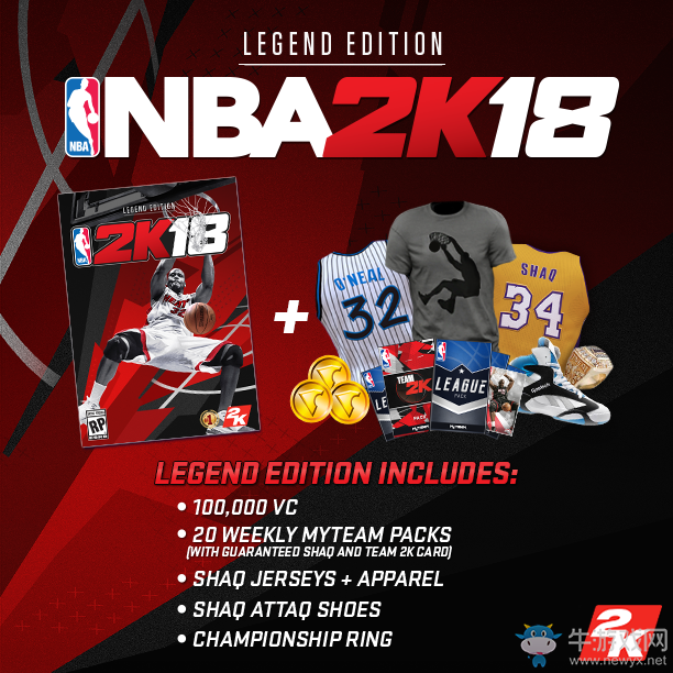 《NBA 2K18》黃金版和傳奇版區(qū)別介紹