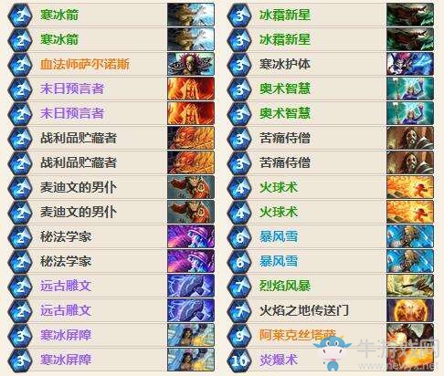 《爐石傳說》冰法常青樹卡組介紹