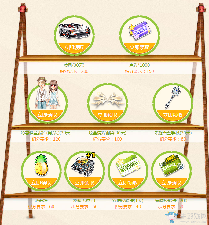 《QQ飛車》夏日回饋季  積分兌好禮