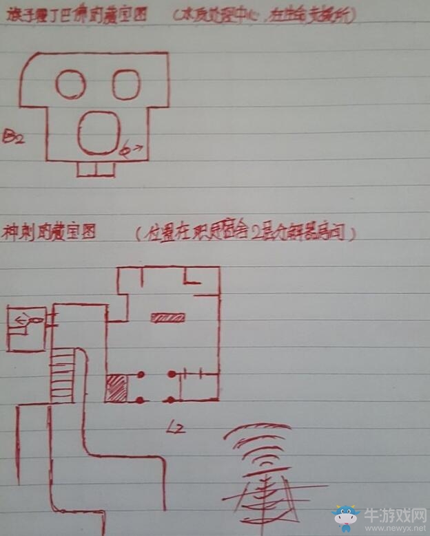 《掠食》藏寶圖位置大全