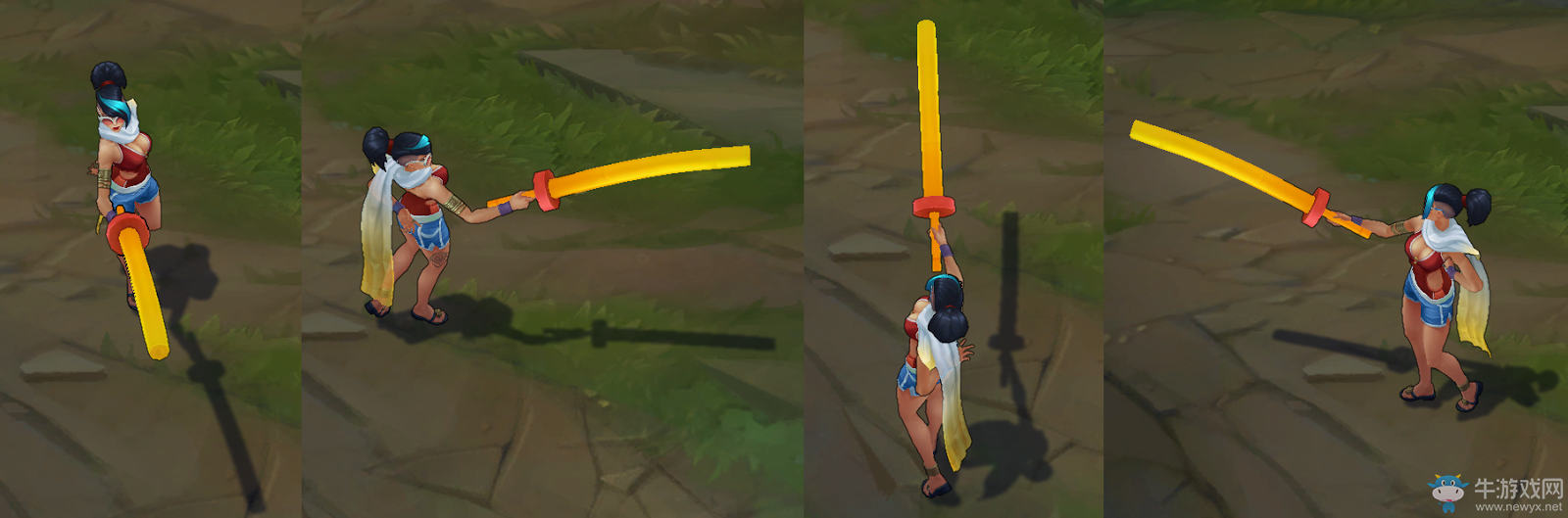 《LOL》泳池派對(duì) 菲奧娜炫彩皮膚
