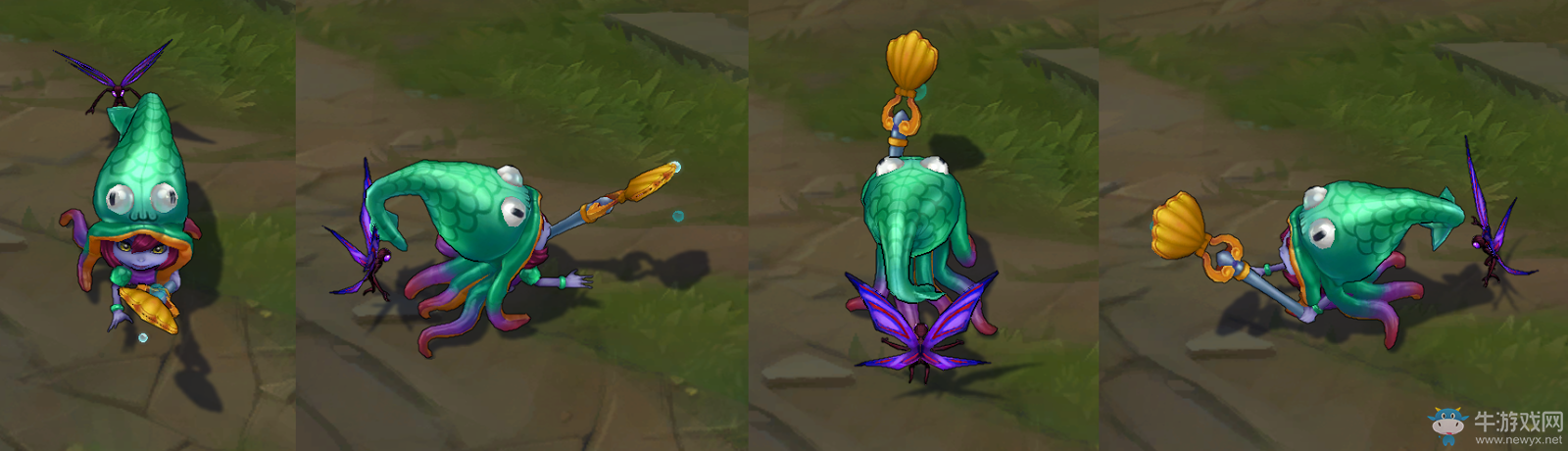 《LOL》泳池派對 璐璐炫彩皮膚