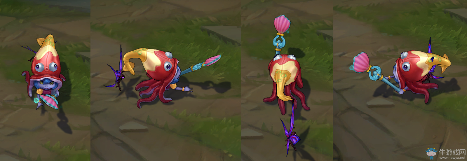 《LOL》泳池派對 璐璐炫彩皮膚