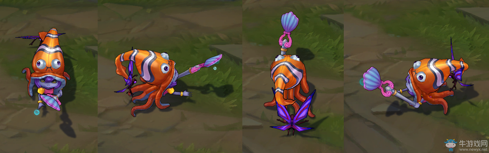 《LOL》泳池派對 璐璐炫彩皮膚