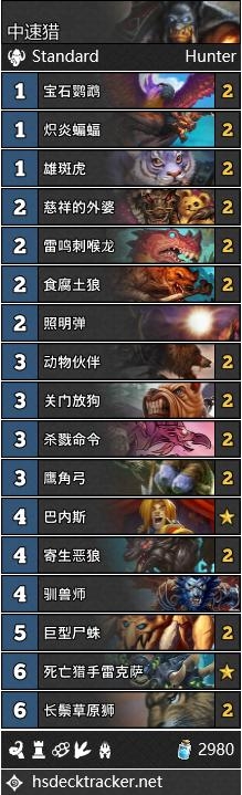 《爐石傳說》冰封王座的騎士獵人卡組推薦