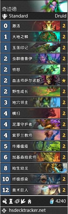 《爐石傳說》冰封王座的騎士德魯伊卡組推薦