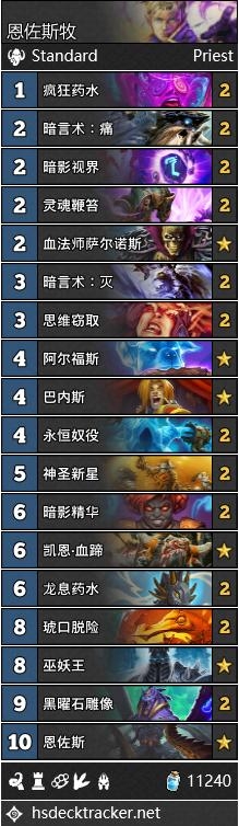 《爐石傳說》冰封王座的騎士牧師卡組推薦