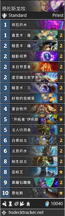 《爐石傳說》冰封王座的騎士牧師卡組推薦