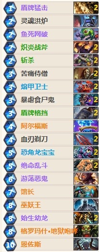 《爐石傳說》恩佐斯防戰(zhàn)卡組介紹