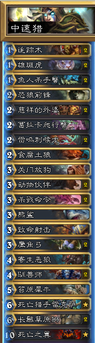 《爐石傳說》DK中速獵卡組