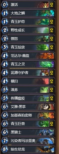 《爐石傳說》冰冠王座德魯伊制霸卡組