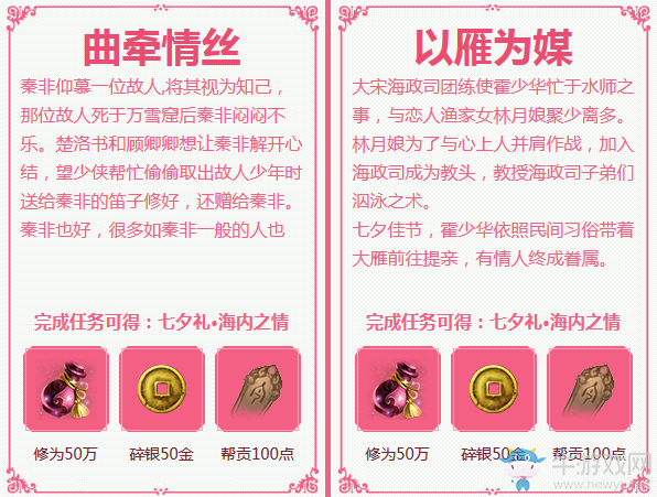 《天涯明月刀》七夕祈年之華活動