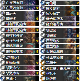 《爐石傳說》外服亡語野獸獵卡組介紹