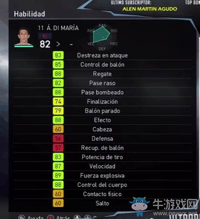 《實(shí)況足球2018》部分球員能力圖一覽