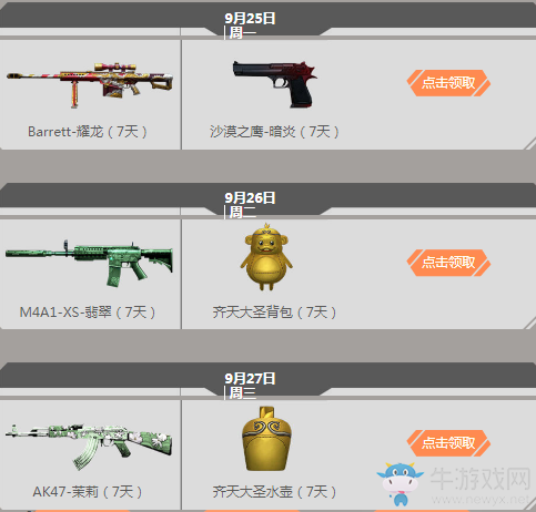 cf9月痛快玩活動 多倍經驗 好禮不停