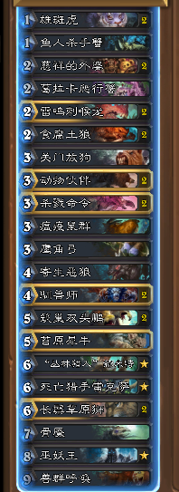 《爐石傳說》標準赫密特獵人卡組介紹