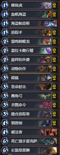 《爐石傳說》冰封王座標準變速獵人卡組分享