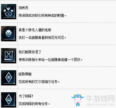 《中土世界：戰爭之影》全獎杯達成條件一覽