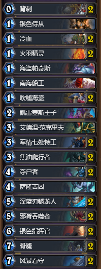 《爐石傳說》強力奪尸者快攻賊卡組推薦