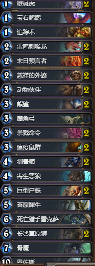 《爐石傳說》恩佐斯亡語獵卡組推薦