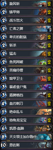 《爐石傳說》恩佐斯亡語戰卡組推薦