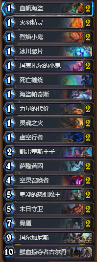 《爐石傳說》狂野術(shù)士二王子動(dòng)物園卡組推薦