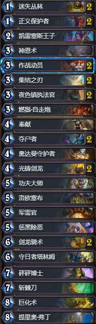 《爐石傳說》冰封王座狂野王子閱兵騎卡組推薦