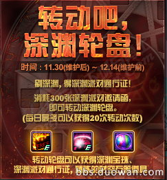 《DNF》轉動吧，深淵輪盤