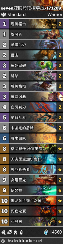 《爐石傳說》女巫森林戰士卡組推薦