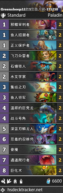 《爐石傳說》狗頭人與地下世界圣騎士卡組推薦