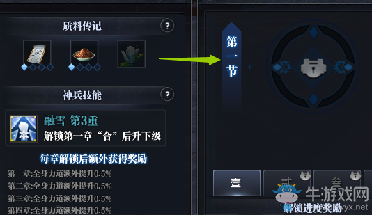 《天涯明月刀》藍色品質神兵質料升級消耗一覽