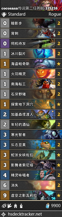《爐石傳說》女巫森林盜賊突襲卡組匯總