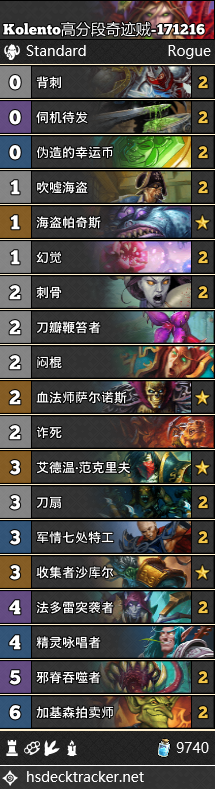 《爐石傳說》女巫森林盜賊突襲卡組匯總