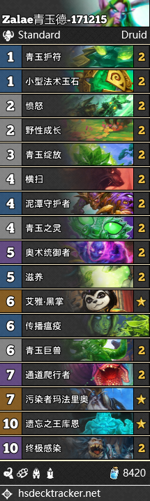 《爐石傳說》女巫森林德魯伊突襲卡組匯總