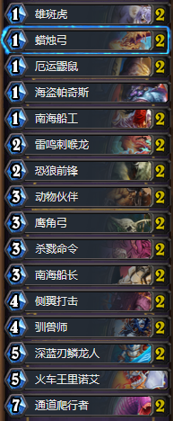 《爐石傳說》狗頭人平民T7獵卡組推薦