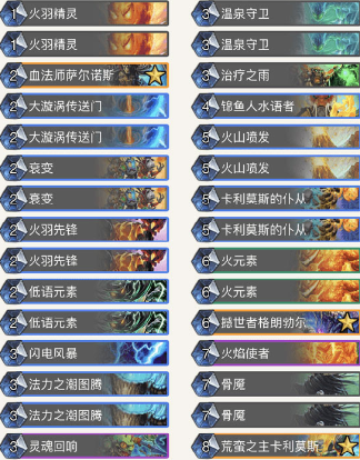 《爐石傳說(shuō)》狗頭人元素薩卡組攻推薦