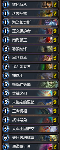 《爐石傳說》狗頭人圣盾快攻騎卡組推薦