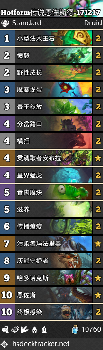 《爐石傳說》女巫森林德魯伊突襲卡組匯總