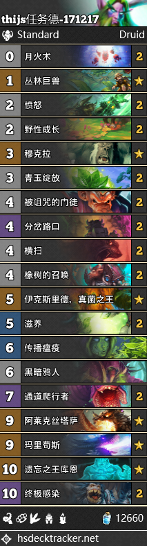 《爐石傳說》女巫森林德魯伊突襲卡組匯總