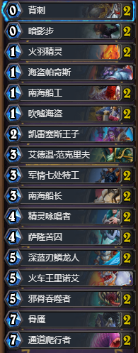 《爐石傳說》狗頭人二王子節(jié)奏賊卡組推薦