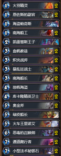 《爐石傳說》狗頭人海盜戰(zhàn)卡組推薦