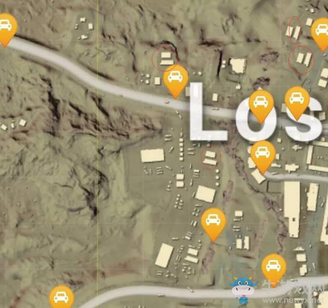 《絕地求生：大逃殺》獅城地圖資源點解析