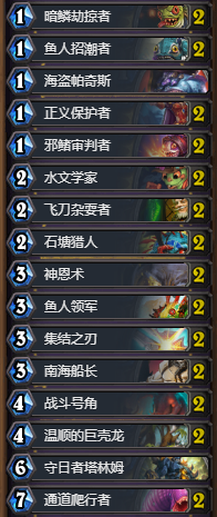 《爐石傳說》狗頭人最新魚人騎卡組推薦