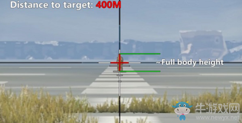 《絕地求生：大逃殺》四倍鏡刻度線測距分析