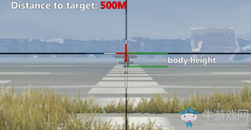 《絕地求生：大逃殺》四倍鏡刻度線測距分析