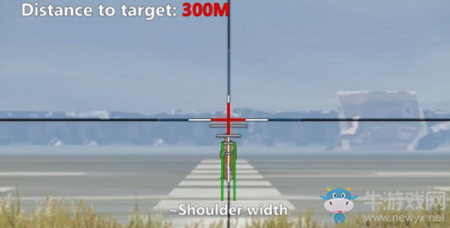 《絕地求生：大逃殺》四倍鏡刻度線測距分析