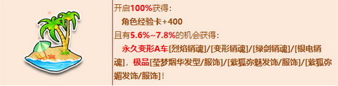 《QQ飛車》領(lǐng)略熱帶風(fēng)光 永久變形A車4連發(fā)