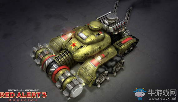 《紅色警戒3》單位介紹—鐵錘坦克