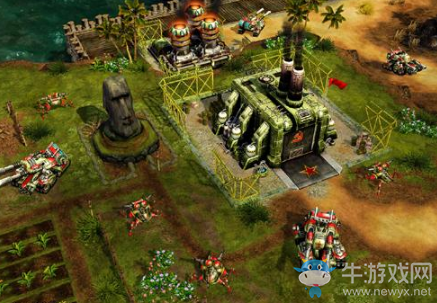 《紅色警戒3》單位介紹—盟軍采礦車